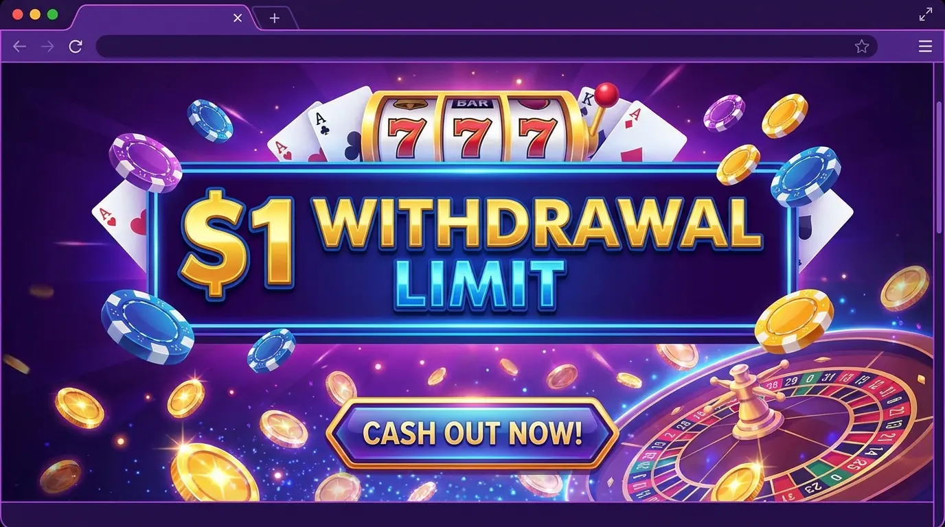 1 kr uttag hos Slots magic casino