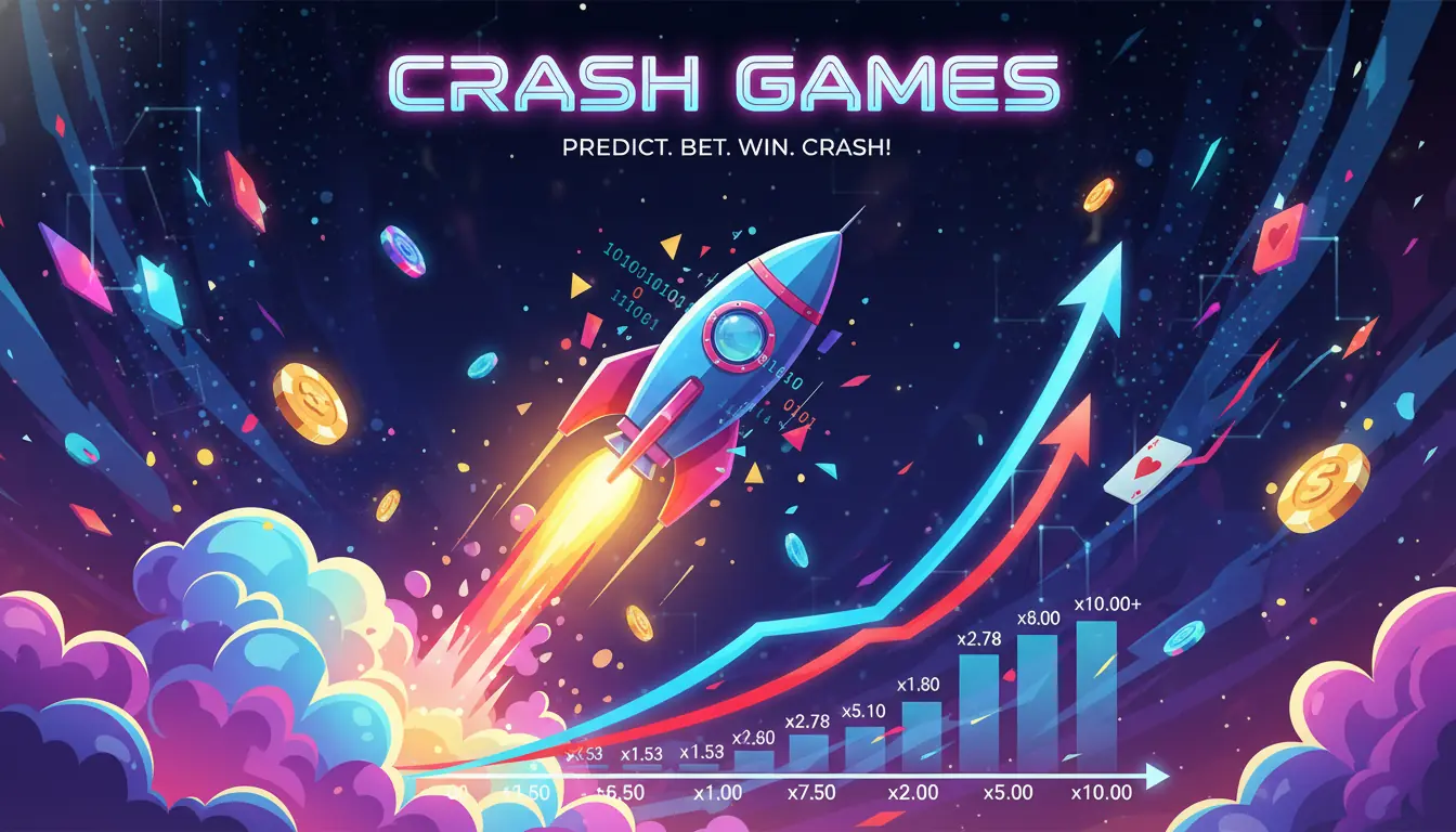 Crash hos Slots magic casino